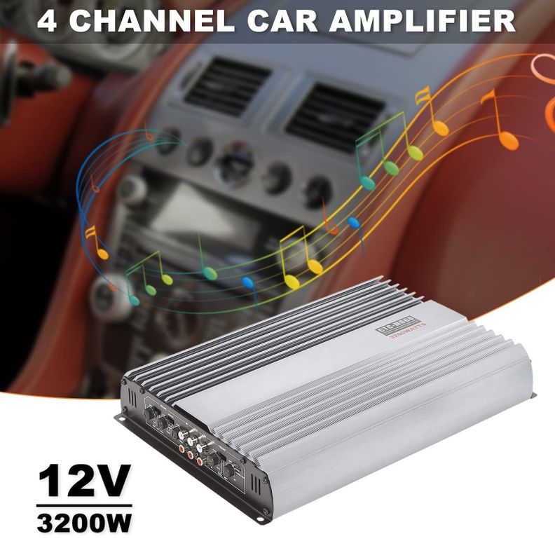 Amplificador Audio Coche Amplificador Potencia Máxima Rondon-4