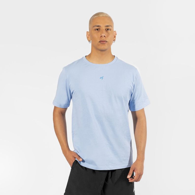 Polera Deportiva PureFit Hombre Korde Celeste-0