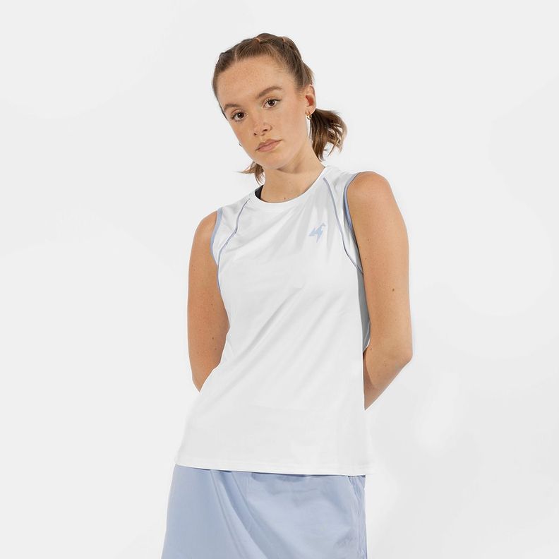 Camiseta Deportiva Active Mujer Korde Blanco-0