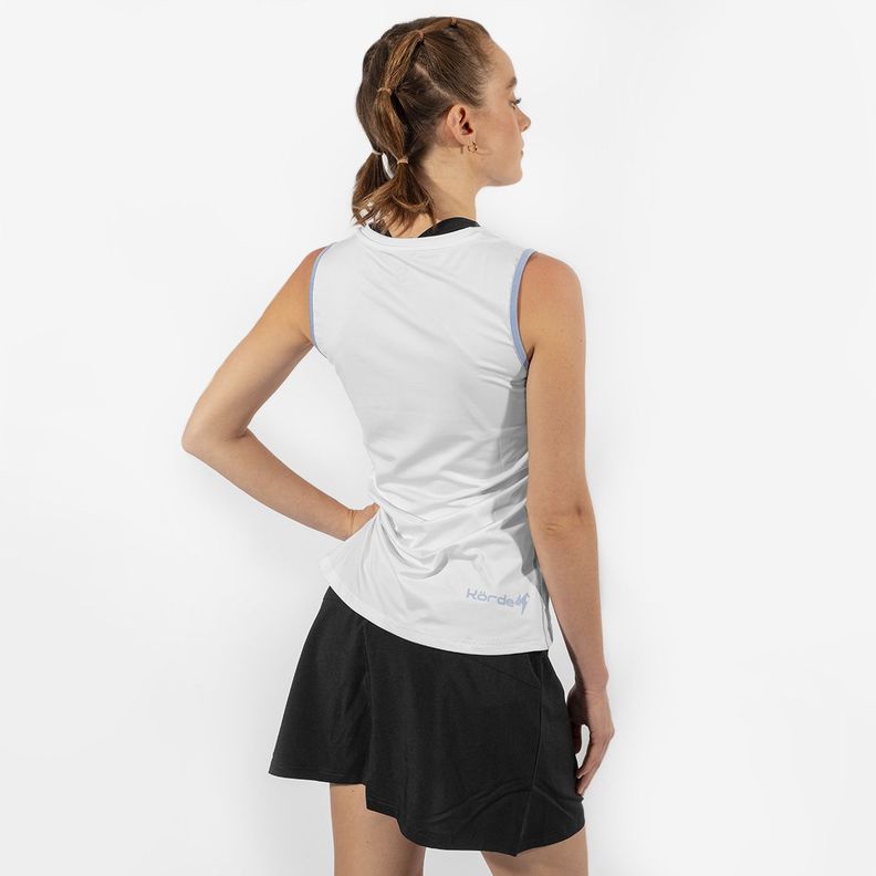 Camiseta Deportiva Active Mujer Korde Blanco-2