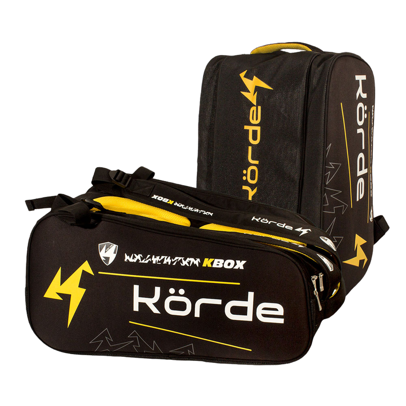 Pala de Padel Skadi + Paletero Amarillo Korde-2