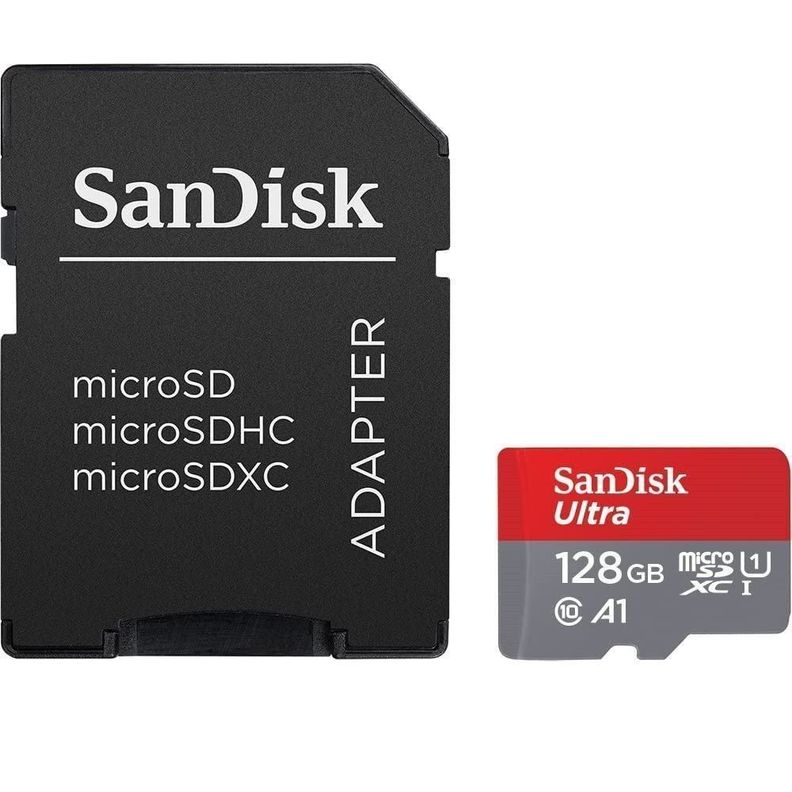 Tarjeta de Memoria 128GB MicroSD Ultra con Adaptad-0