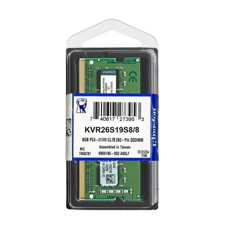 Memoria RAM 8GB DDR4 2666Mhz Kingston-0