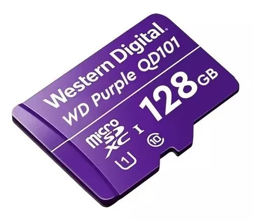 Tarjeta MicroSD 128GB Western Digital Purple Vigil-1