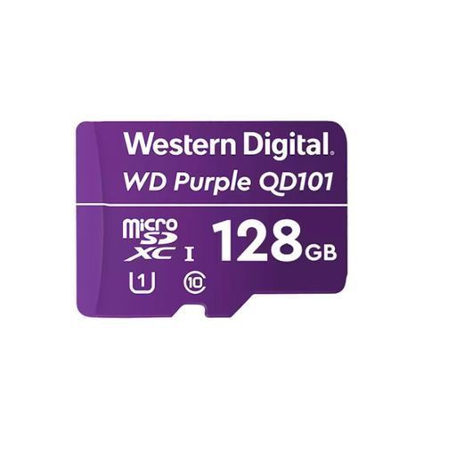 Tarjeta MicroSD 128GB Western Digital Purple Vigil-0