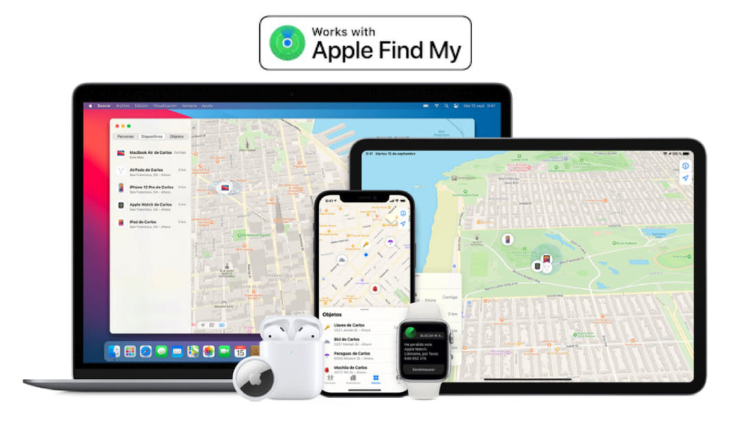 Apple AirTag (Pack 4 unidades)-1