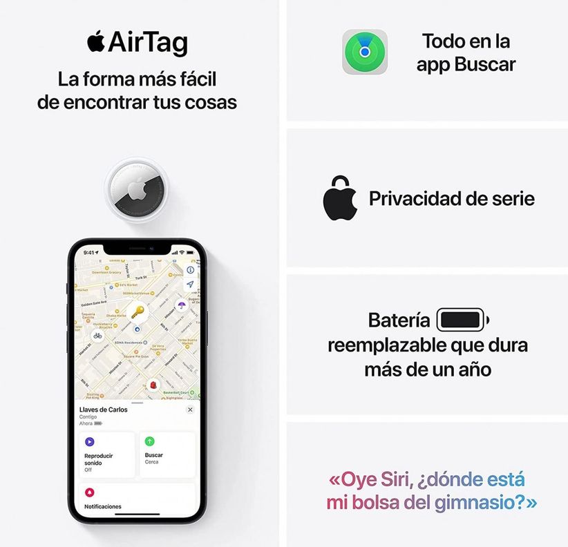 Apple AirTag (Pack 4 unidades)-2