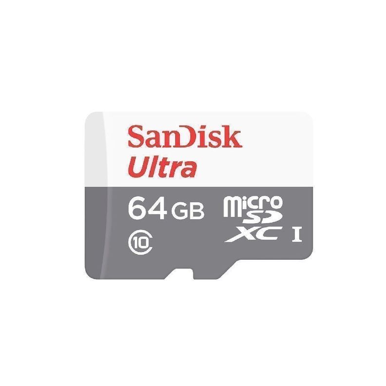 Tarjeta MicroSD 64GB Sandisk Ultra con Adaptador-0