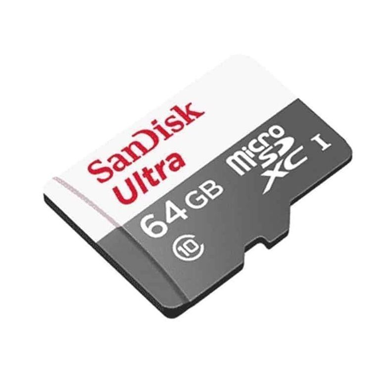 Tarjeta MicroSD 64GB Sandisk Ultra con Adaptador-1