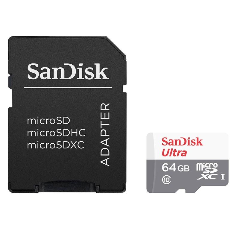 Tarjeta MicroSD 64GB Sandisk Ultra con Adaptador-2