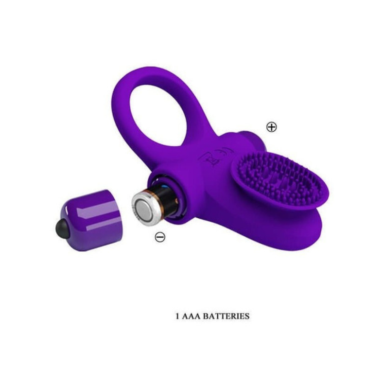 ANILLO VIBRADOR CON ESTIMULACION COCK RING II -1