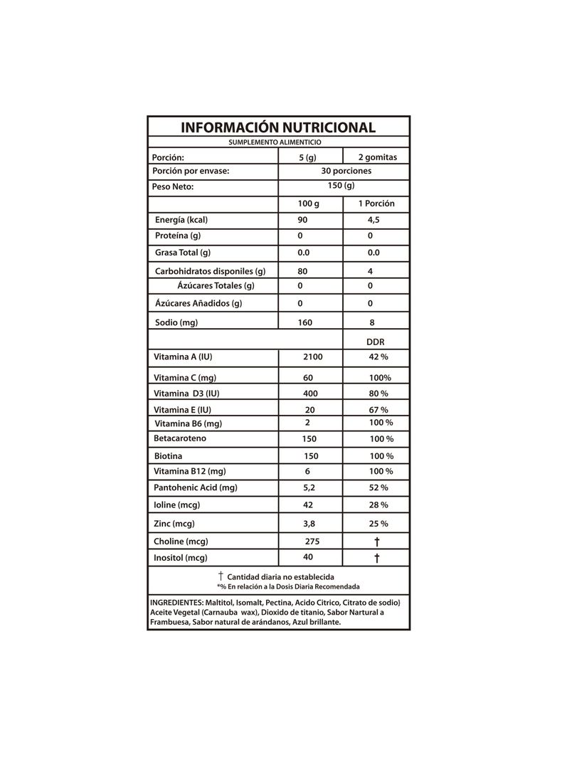 Hair nail skin Biotina + Multivitamínicos + Probióticos-1