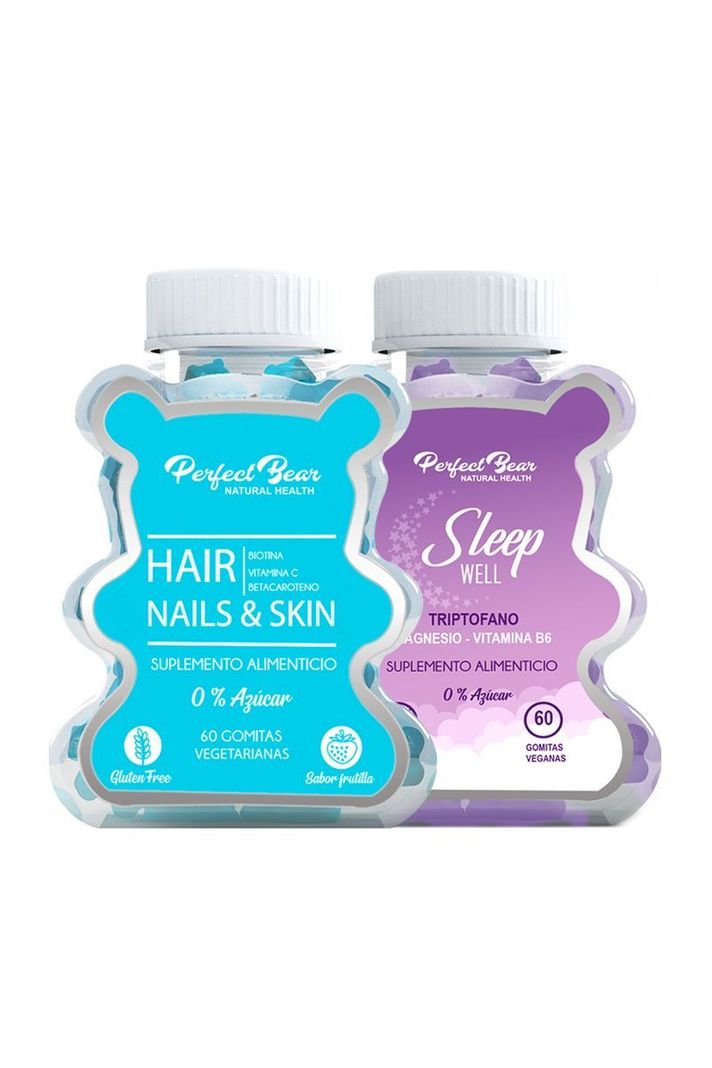 Hair Nail Skin Biotina + L-triptófano  Sleep Well-0