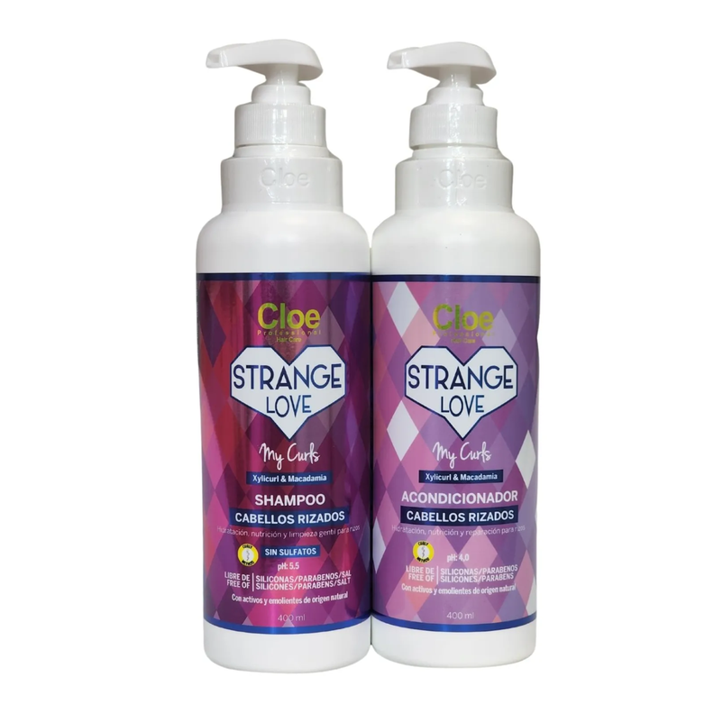 Strange Love shampoo y acondicionador de 400 ml
