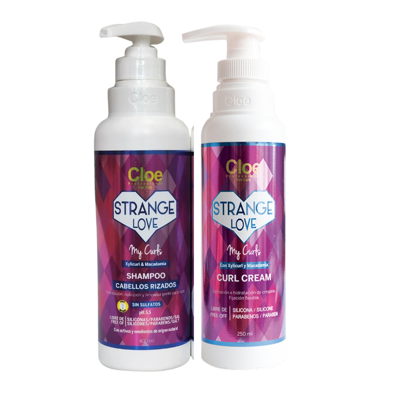 Strange Love shampoo + crema de peinar strange cloe -1