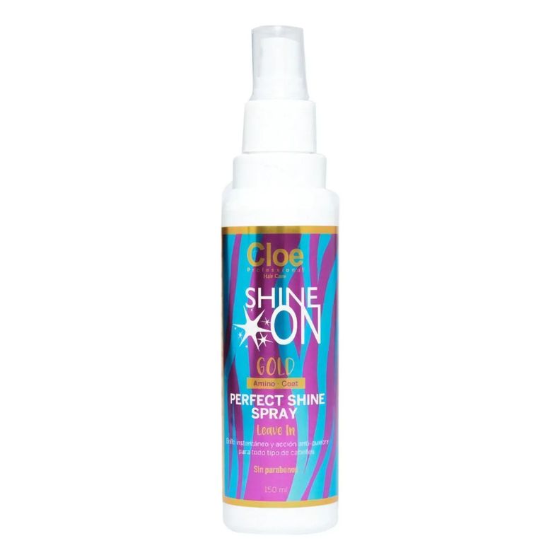 Cloe Shine On Gold Brillo Instantaneo Y Accion Anti-quiebre 150 ML