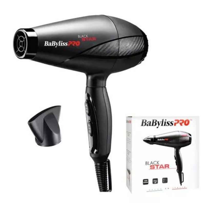 Secador De Cabello Profesional Babyliss Pro Black Star-2