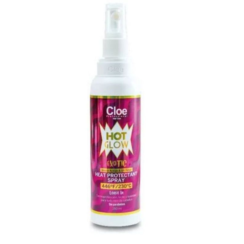 Spray Cloe Professional Hot Glow Exotic Termo Protección 250ml-0