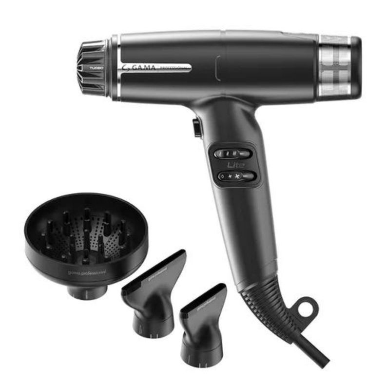 Secador De Pelo Gama IQ Lite Ultra Light Color Negro-0