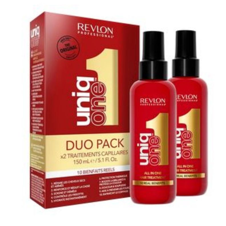 Pack 2 Revlon Uniq One 1 - Cabello Con 10 Beneficios 150ml-0