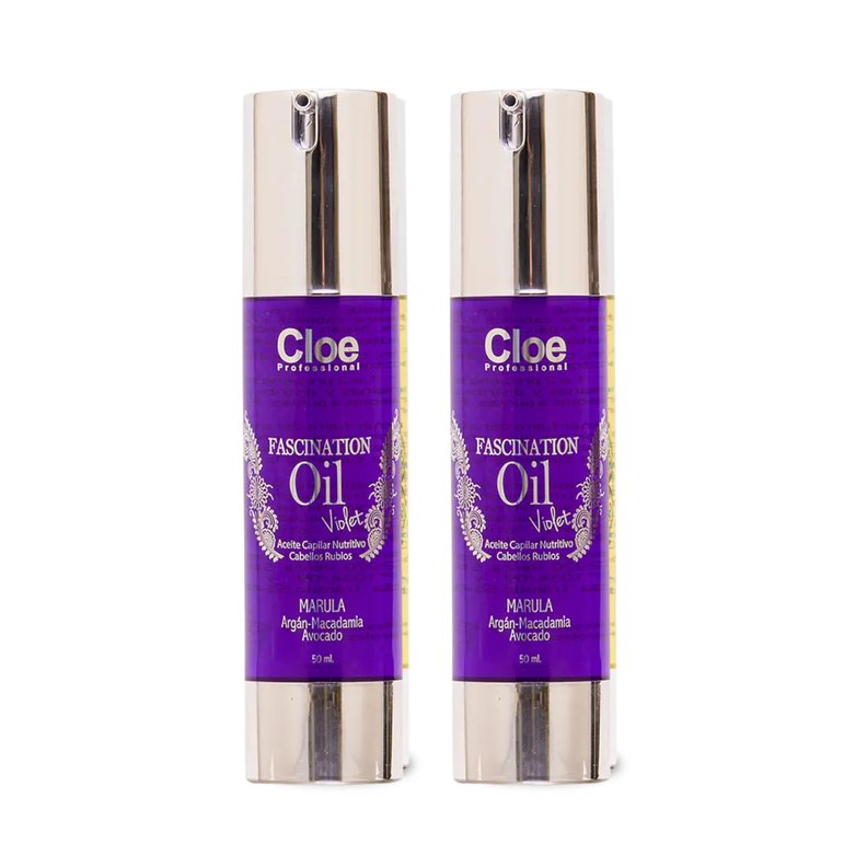 Pack X2 Fascination Oil Violet Aceite Capilar Cloe 50ml