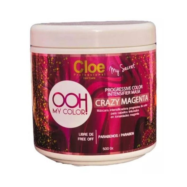Mascara Cloe Crazy Magenta Intensificadora Color 500g -0