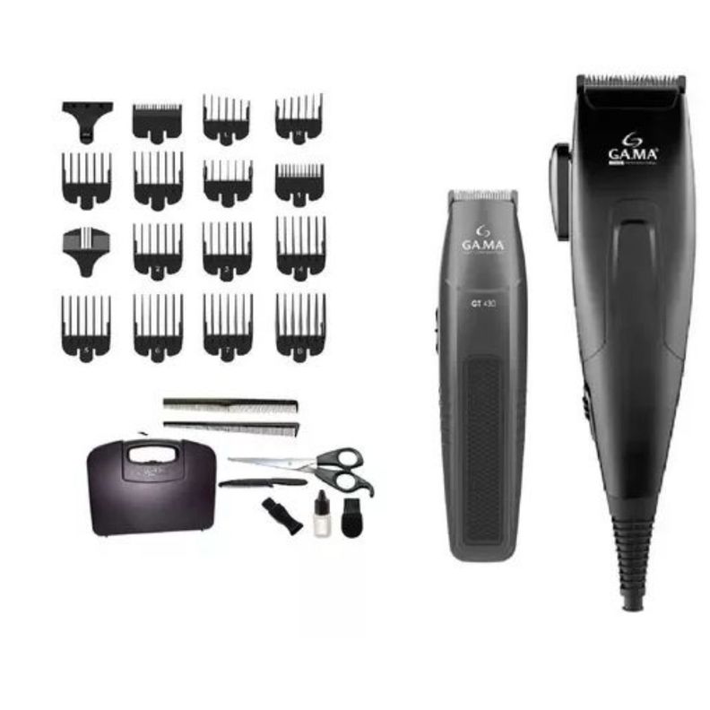 Cortadora Gama Clipper Gm562 + Trimmer +29 Piezas Maletin -0