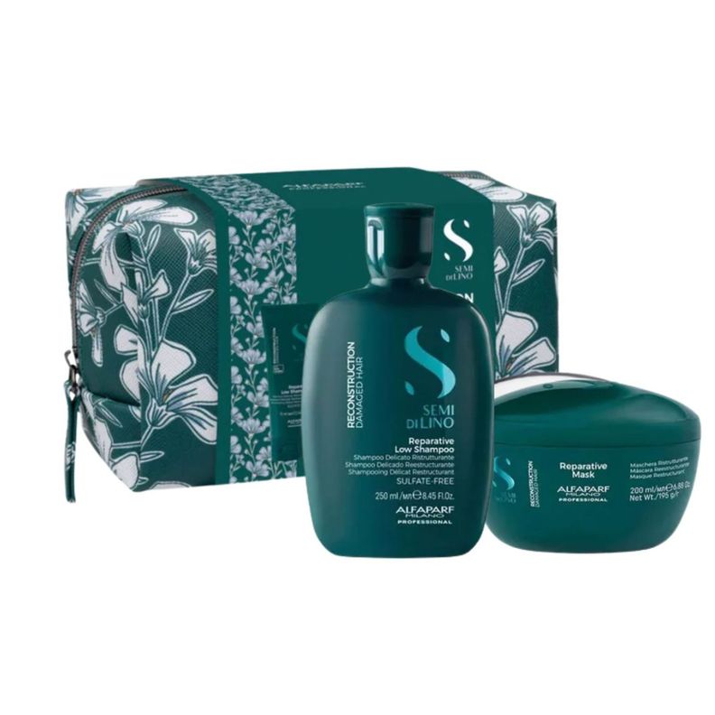 Estuche Regalo Alfaparf Reparative shampo y mascara-0