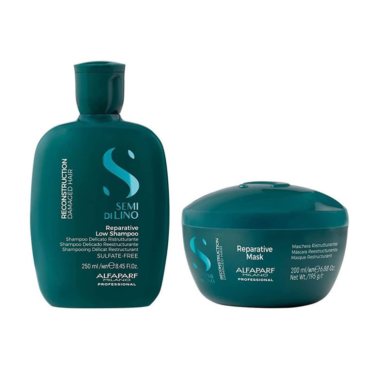 Estuche Regalo Alfaparf Reparative shampo y mascara-1