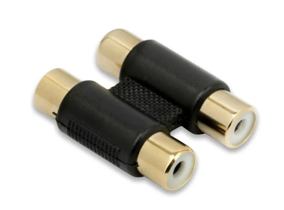 Adaptador QED Connect RCA-RCA HEMBRA (F-F)-0