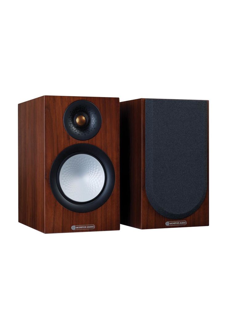 Parlantes Bookshelf Silver 50 Nogal Monitor Audio-0