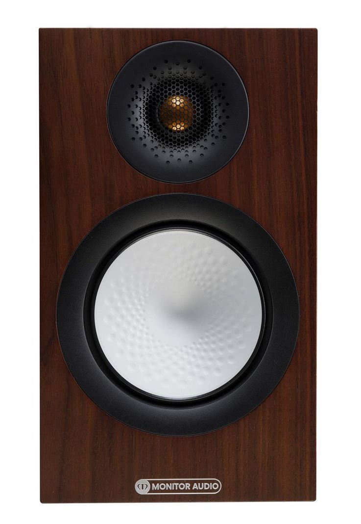 Parlantes Bookshelf Silver 50 Nogal Monitor Audio-2