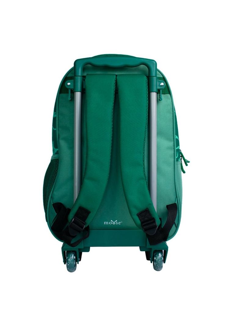 Pack Escolar Moose Dino Kids Lonchera + Maleta + Estuche Verde-2