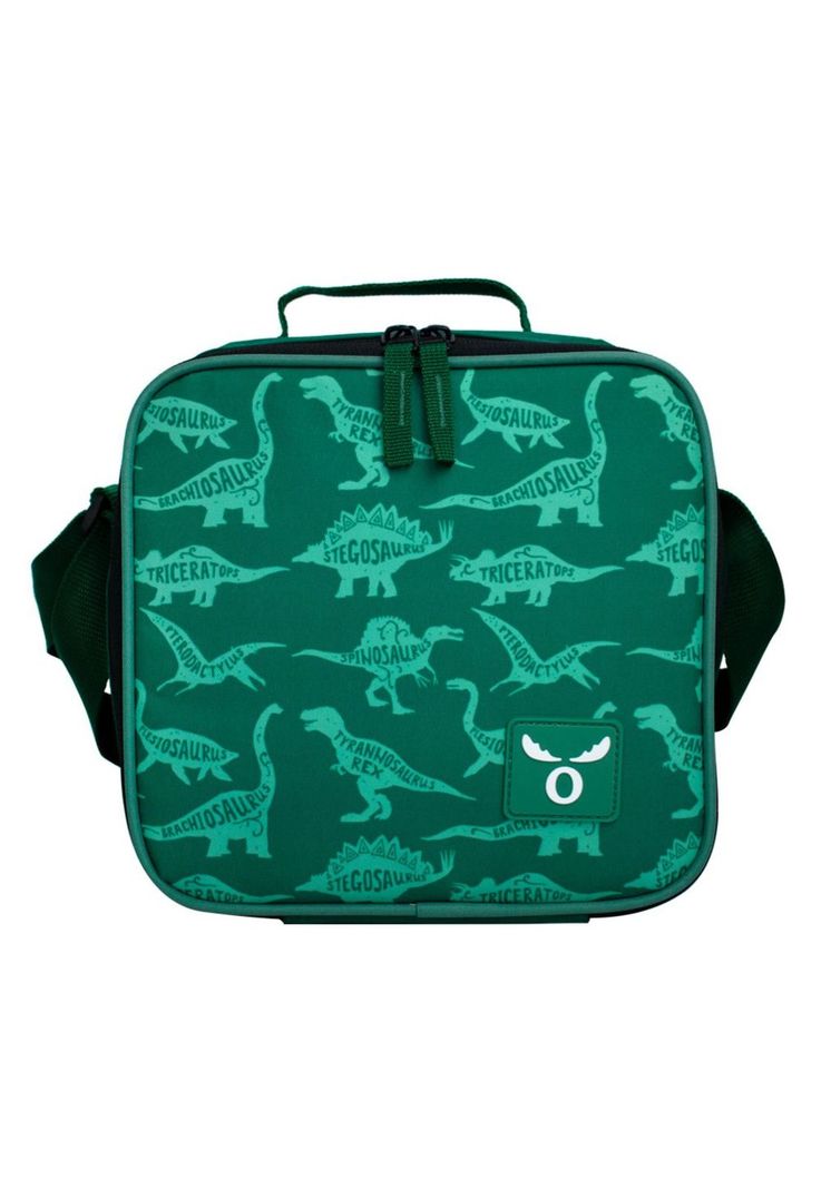 Pack Escolar Moose Dino Kids Lonchera + Maleta + Estuche Verde-4