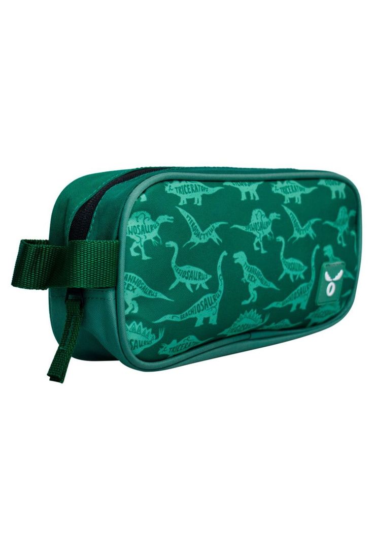 Pack Escolar Moose Dino Kids Lonchera + Maleta + Estuche Verde-6