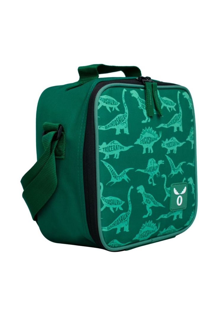 Pack Escolar Moose Dino Kids Lonchera + Maleta + Estuche Verde-8