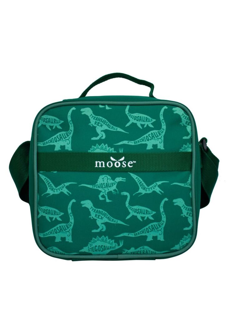 Pack Escolar Moose Dino Kids Lonchera + Maleta + Estuche Verde-9