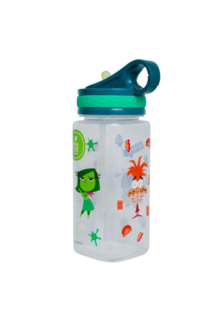 Botella Cuadrada Para Niños 500ml Intensamente 2-2