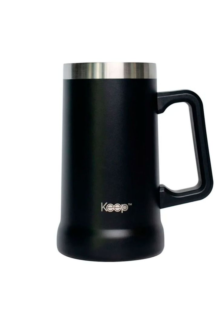 Mug Tazon Warmy Acero Inoxidable Negro 700ml-0