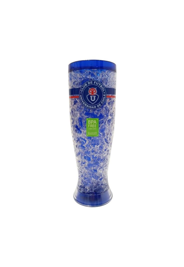 Vaso Cervecero con Gel para Enfriar U de Chile 500ml-1