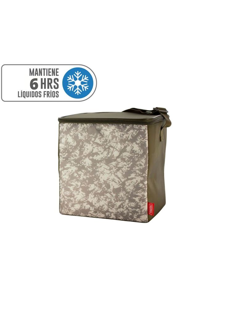 Cooler Lonchera Plegable Camuflado 24 latas-0