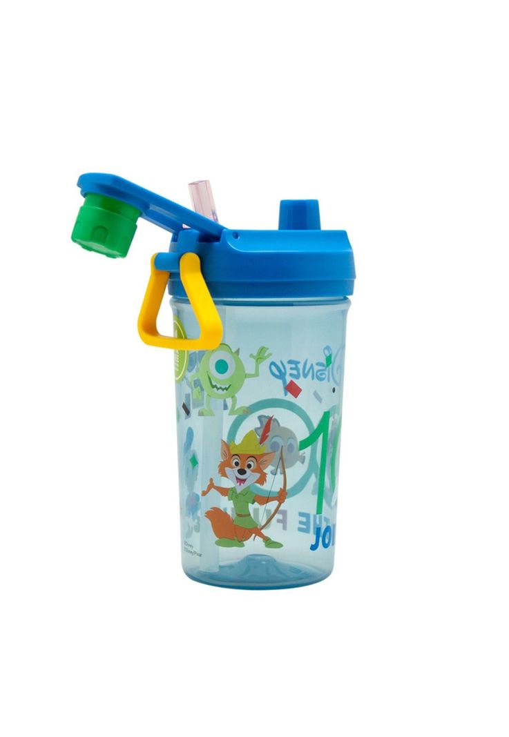 Botella Doble Tapa Cute Disney Celebración 100 años Niños-1