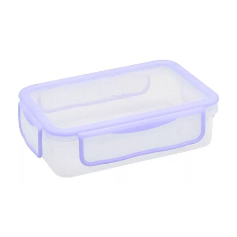 Hermético Plástico Rectangular 900ml Keep Lila-0