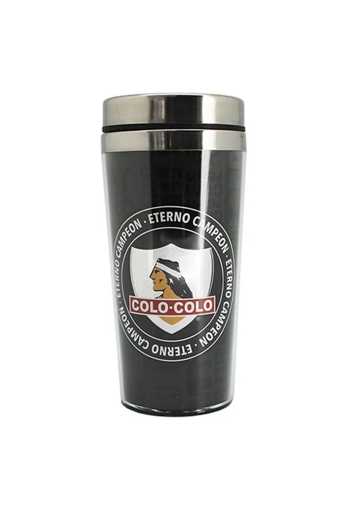 Vaso Térmico Mug Plateado Colo Colo 400ml-0