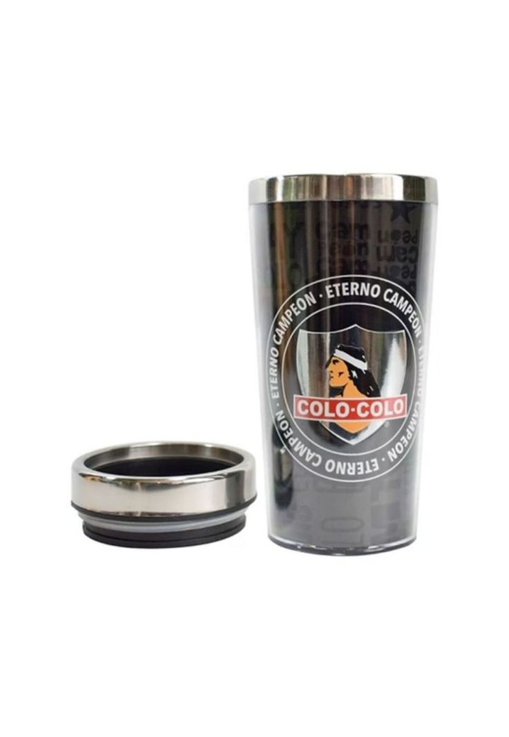 Vaso Térmico Mug Plateado Colo Colo 400ml-3