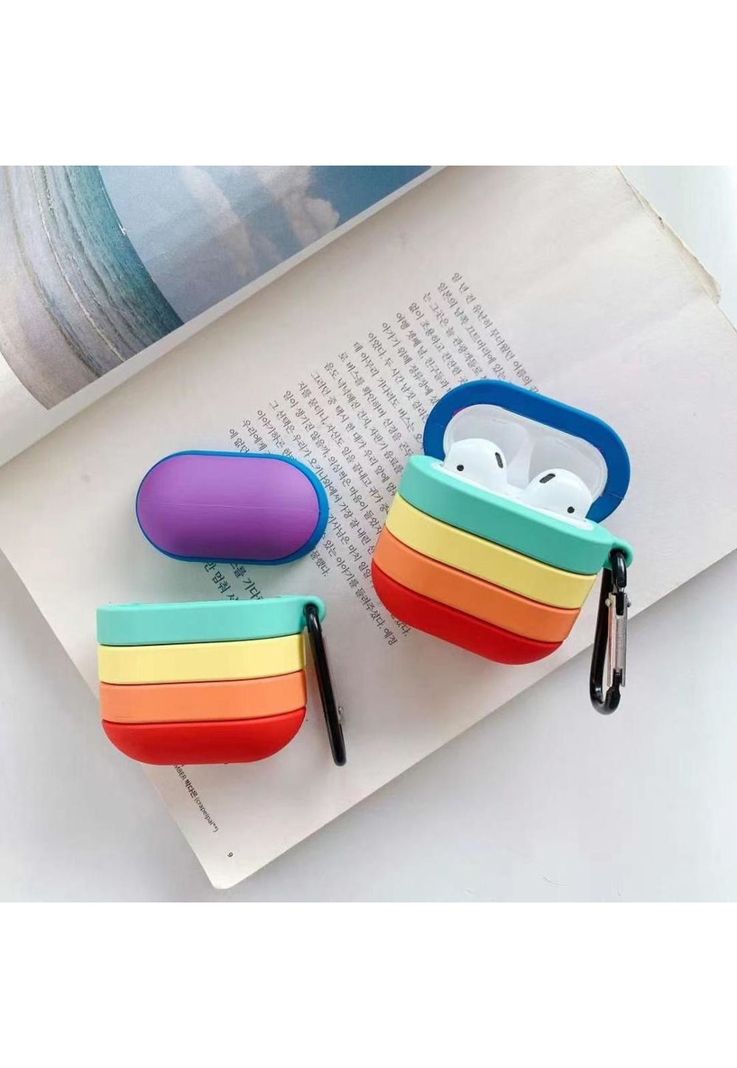 FUNDAS 3D PARA AIRPODS PRO ARCOIRIS-3