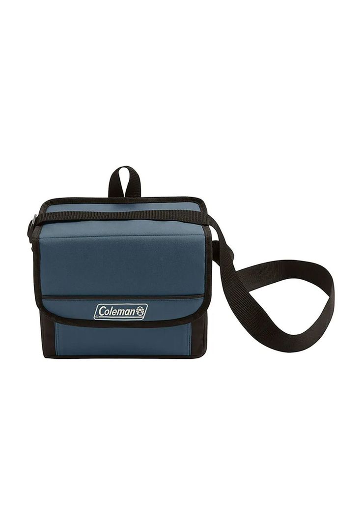 Soft Cooler Coleman Plegable 9 Latas 17x22cm Azul Pizarra-0