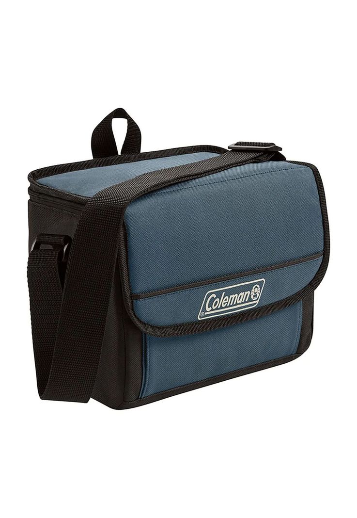 Soft Cooler Coleman Plegable 9 Latas 17x22cm Azul Pizarra-1