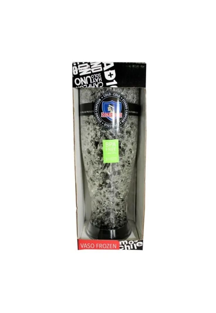 Vaso Cervecero con Gel para Enfriar Colo Colo 500ml-0