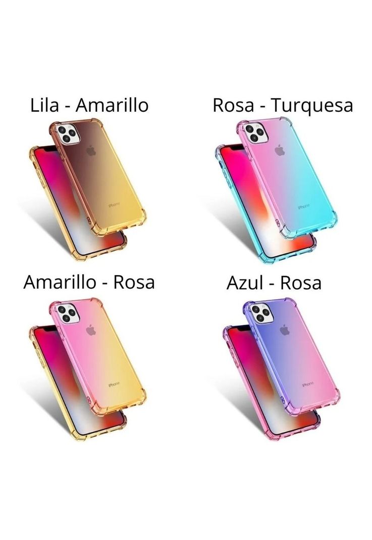 Carcasa Funda Multicolor Reforzada Para iPhone 12-0